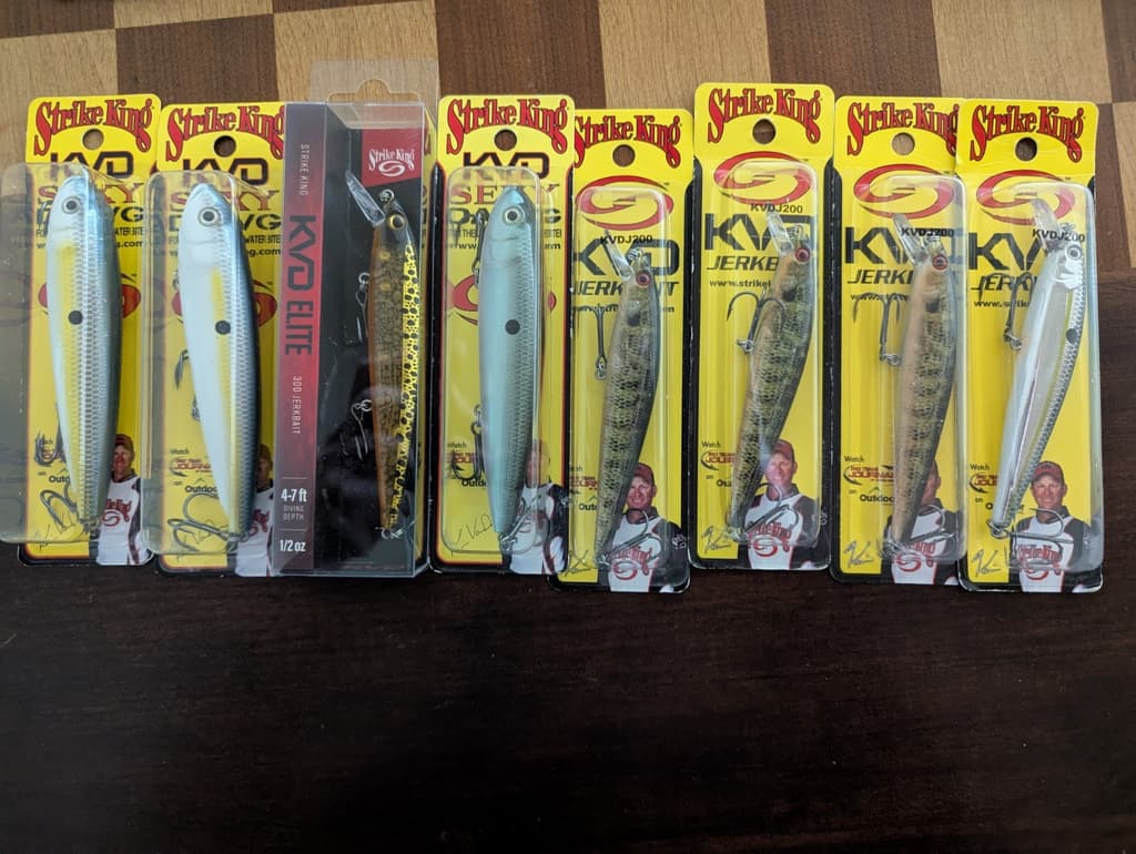 Lot 51x Strike King KVD 1.0/1.5/2.5/Pro Model 5/Splash/DAWG/Elite/Jerkbait NEW - Image 14