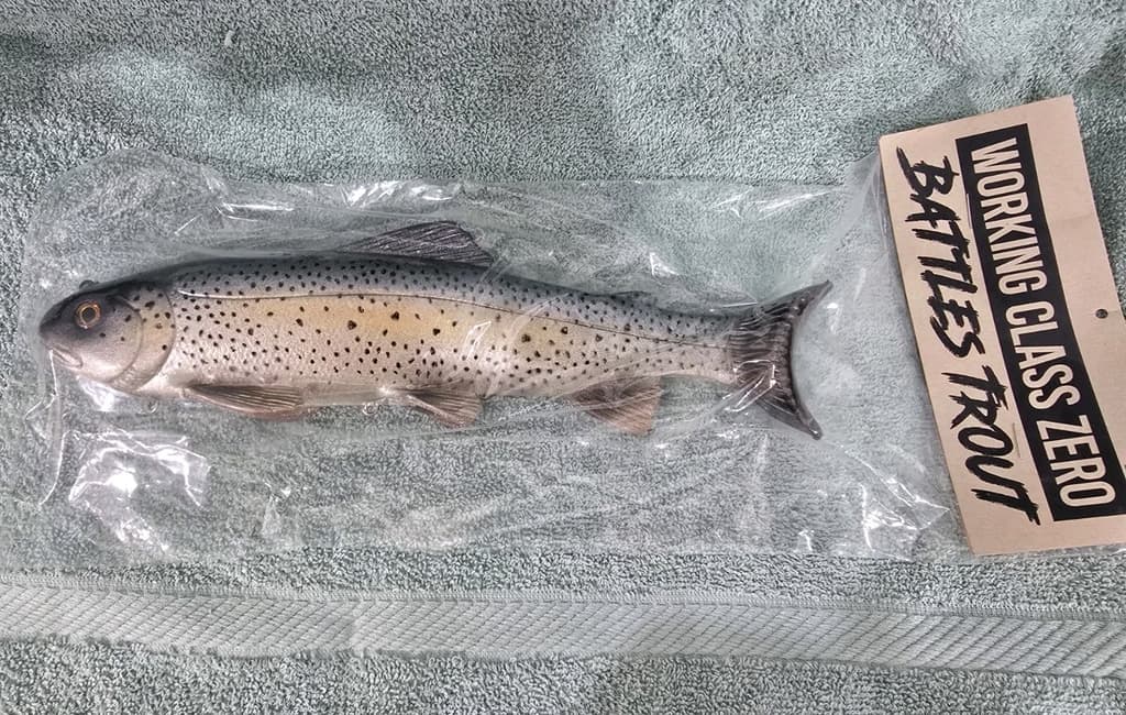 Working Class Zero RARE 11” Battles trout discontinued Swimbait By WCZ - Image 5