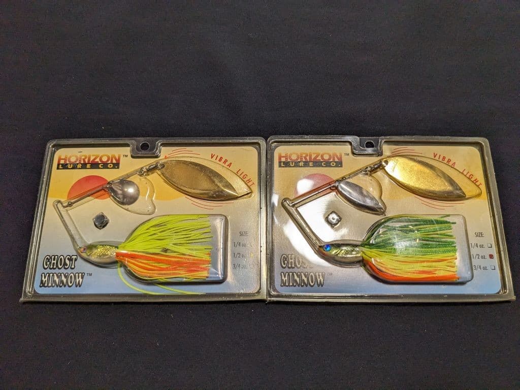 HORIZON GHOST MINNOW Spinnerbait 1/2oz Set of 2 Near Mint1 HORIZON GHOST MINNOW - Image 1