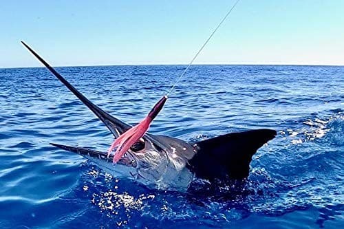 2 Pack High Speed ​​Skirted Wahoo & Tuna Lures Rigged 6ft 150lb Leader Line + Ba - Image 3