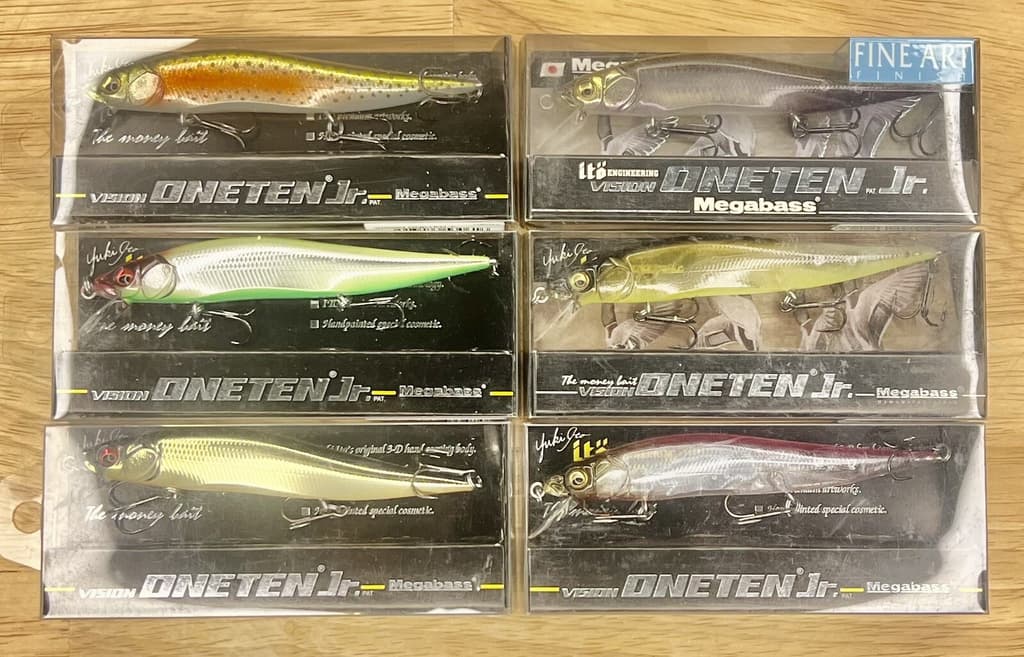 Megabass (Lot Of 6) JDM Ito Vision OneTen Jr. Jerkbaits, Free Shipping! NWT! - Image 10
