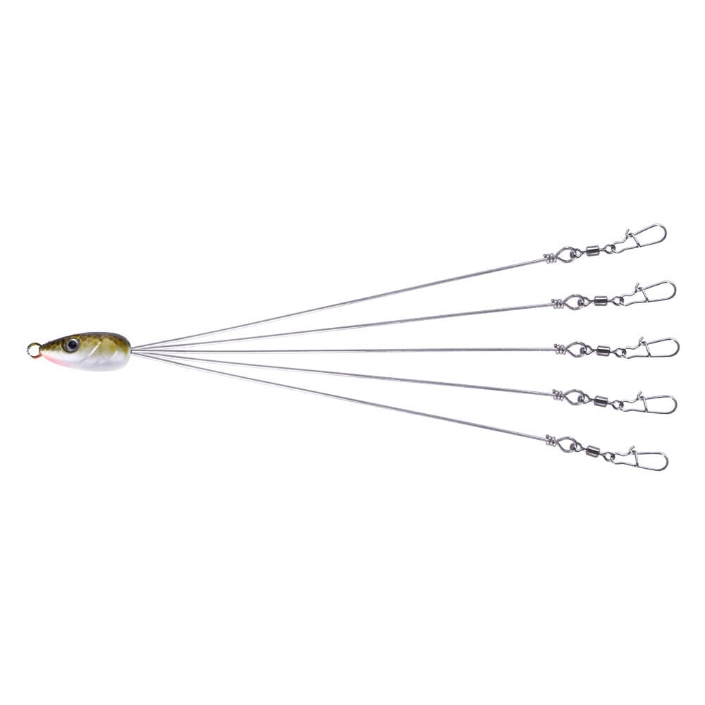5PCS/Set Alabama Rigs 5 Arms Umbrella Rig Fishing Lure 18cm Fish Bait Kit Tackle - Image 12