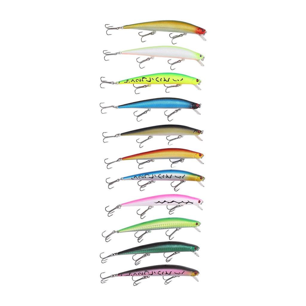 11 Pcs Simulation Minnow Lure Plastic Fishing Bait Fishing Accessories - Image 6