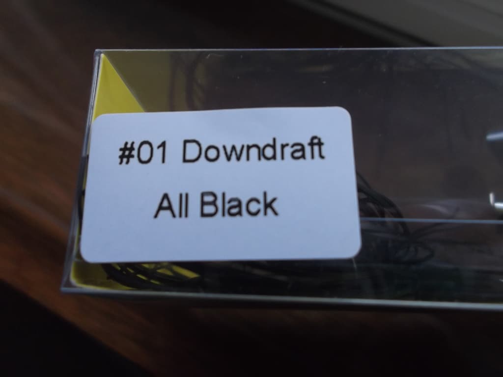 HM Custom Lures Teckel Quazkiller Twin Buzzbait 1/2oz. 01 All Black Downdraft - Image 7