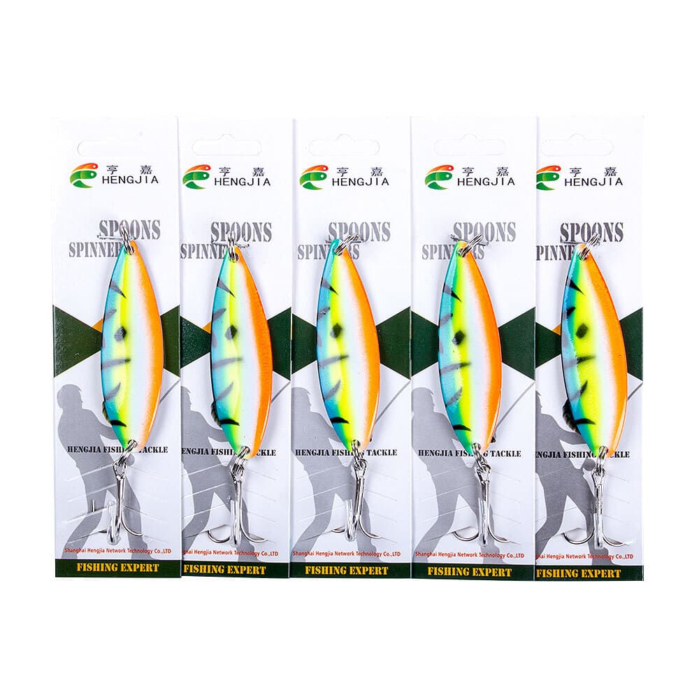 20PCS Lot Spinnerbait Spoon Bait 7.2cm/18g Metal Crankbait Fishing Lure Blade - Image 12