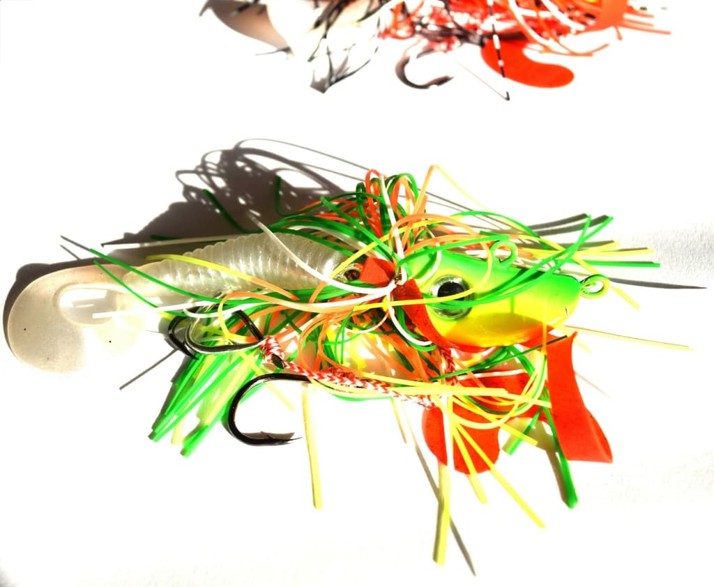 New 4 Bearded Buzzbait Bucktail, Saltwater 40 and 20 Gramm Jigs, Flounder, Fluke - Image 2