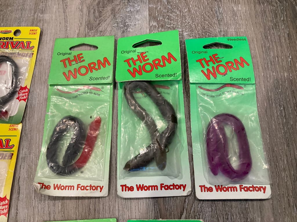 Lot of 48 Sealed Packs Mixed Soft Plastics - Kalin’s - PowerBait Mister Twister - Image 17