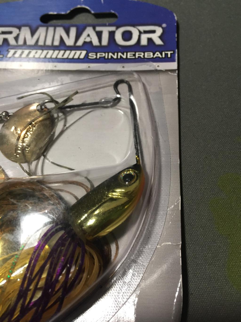 DISCONTINUED TERMINATOR T-1 TITANIUM 3/4OZ. SPINNERBAIT SUNFISH NIP - Image 2