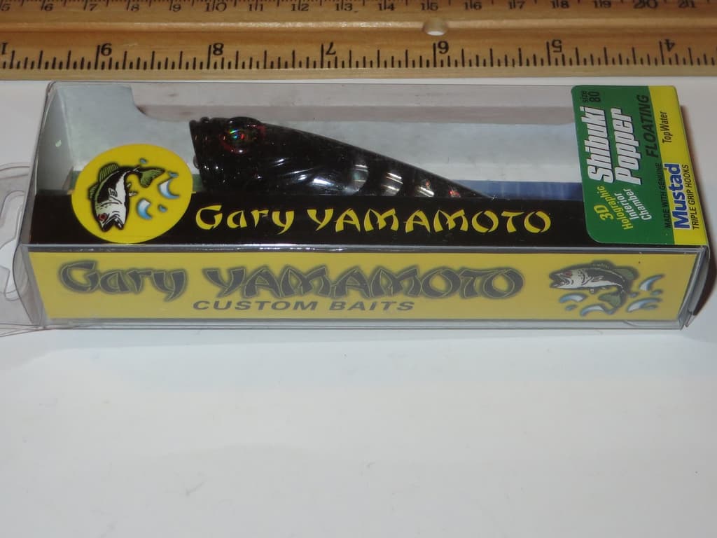 Gary Yamamoto Shibuki Popper Black White - Nice - Image 2