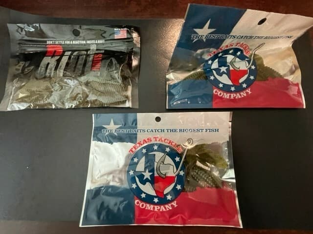 36 Packs of Soft Plastics for Bass - Variety of Brands, Colors, and Types. - Image 1