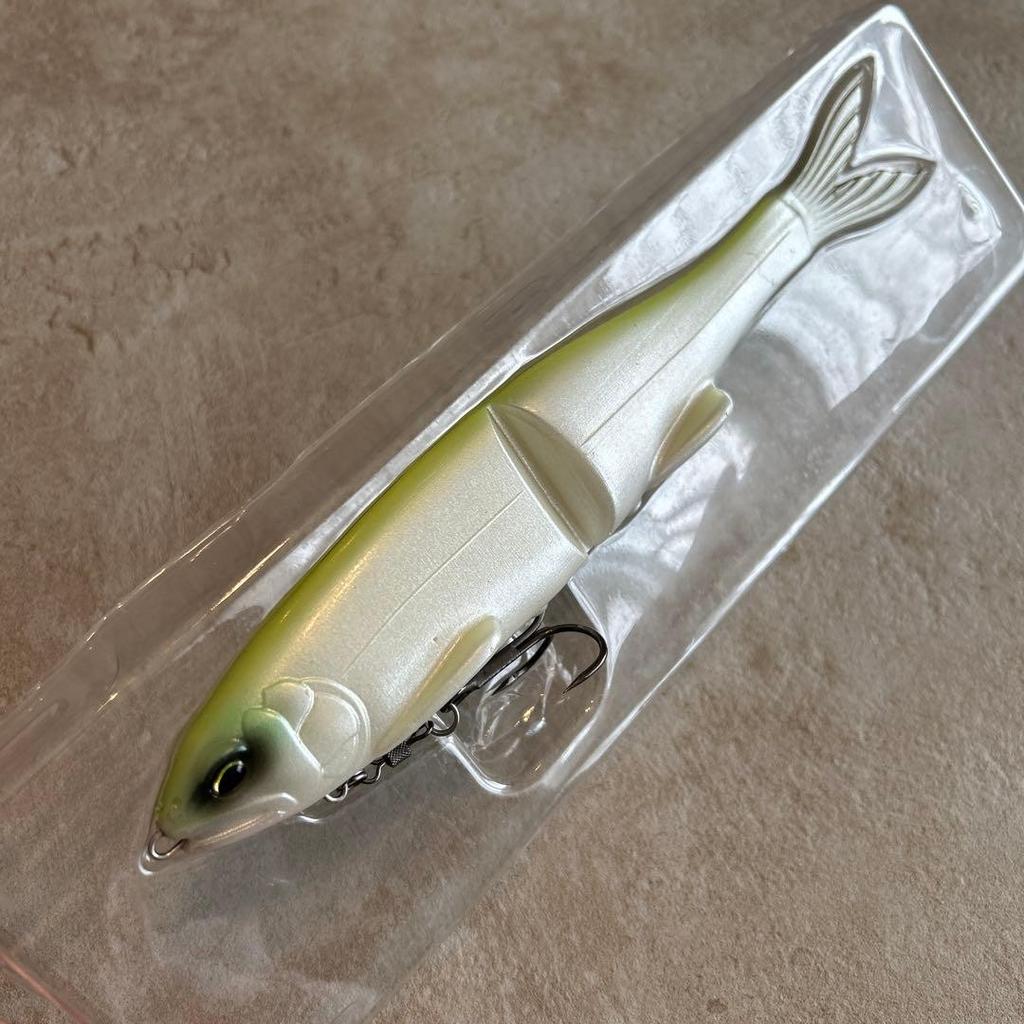 Grow Design Works Flag 255 SPARKLE LEMON Soft Lure Swimbait Bass Fishing - Image 2