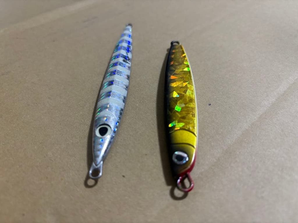 Fierce Pitch Level Hirajigura 2-Piece Set, 80g Saltwater Jigs, Used - Image 4