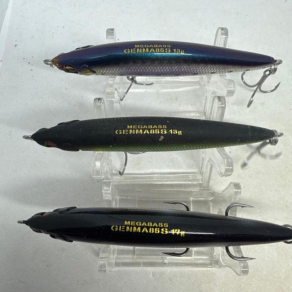 Megabass Lure Set of 9 Takara Genma Homura Travis Fishing Accessories - Image 8