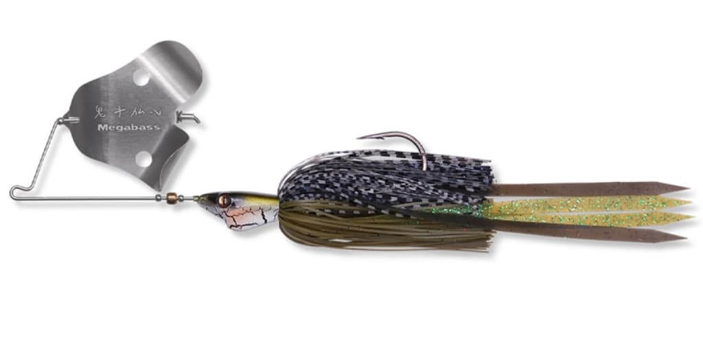 Megabass Jamaica Boa JR 3/8 oz Buzzbait Sinking Lure Blue Gill (4569) - Image 3