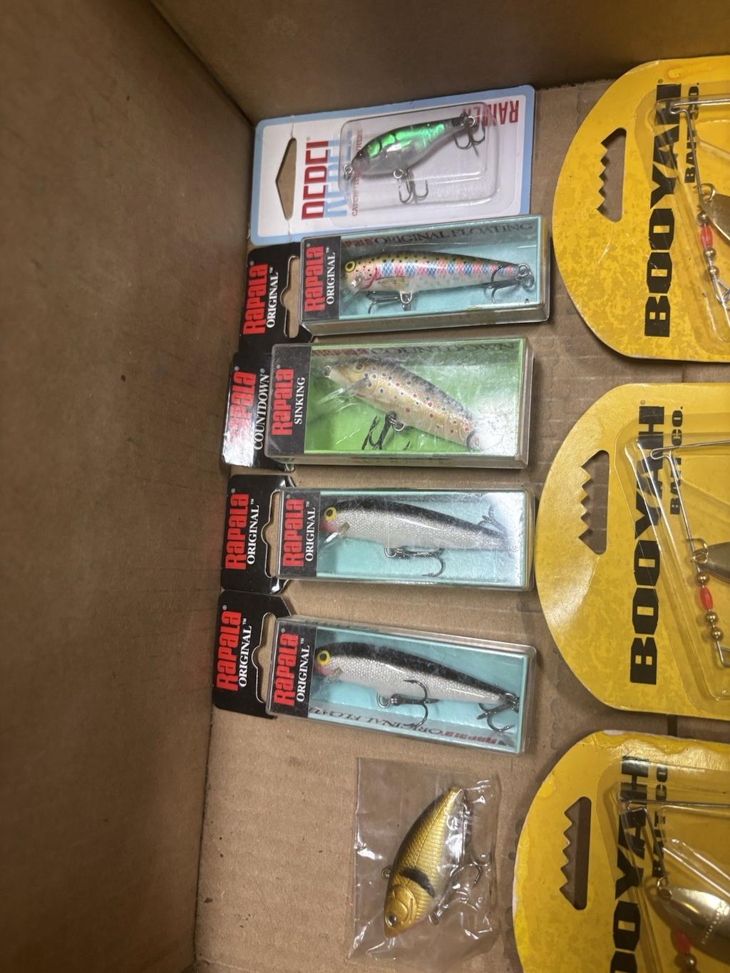 Lot Of 9 New Rapala/Rebel/Booyah Spinning, Floating & Sinking Bass Fishing Lures - Image 3