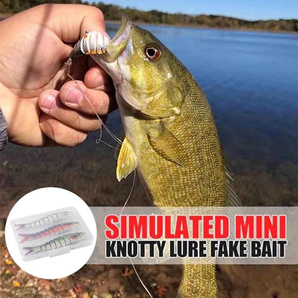 3Pcs Swimbait for Bass Fishing Realistic Fish Lures Bass Trout Crappie Walleye - Image 6