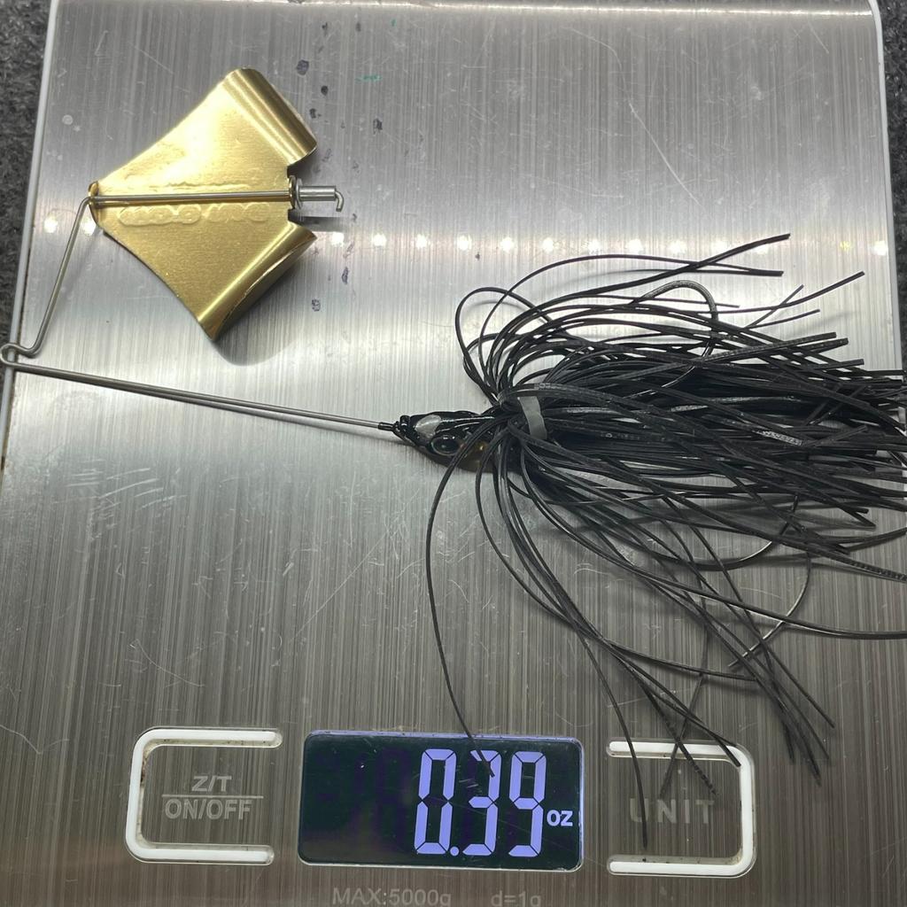 Megabass V-4 BUZZ Buzzbait Fishing Lure 5/16oz Black Gold - Image 2