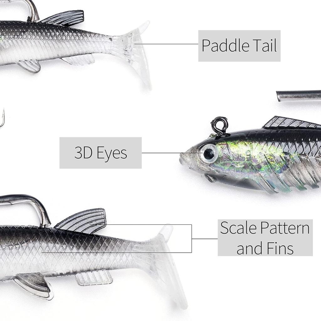 60-Piece Spinnerbait Fishing Lures Kit - Complete Tackle for Enthusiasts - Image 6