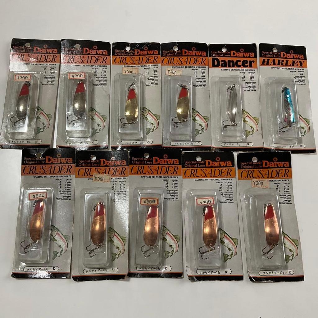 Very rare vintage Daiwa orange package spoons 11 pieces - Image 1