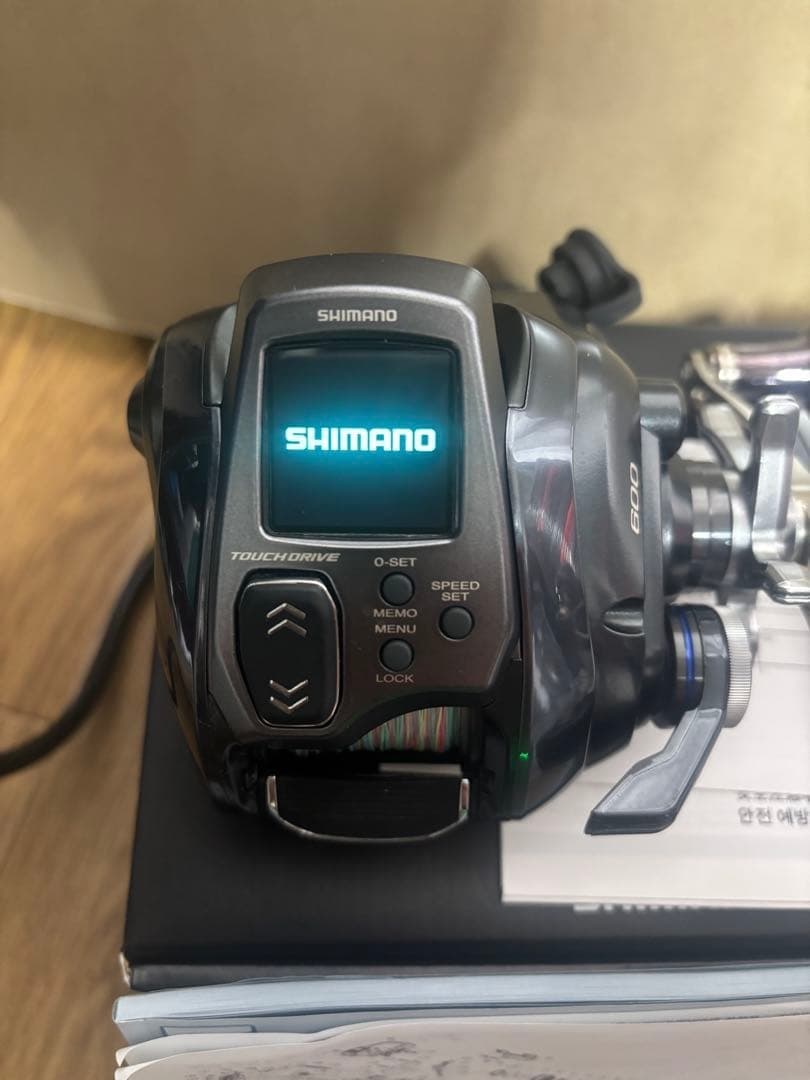 Shimano Electric Reel 600 Touch Drive, Black Handle, Used, Fishing Gear - Image 6
