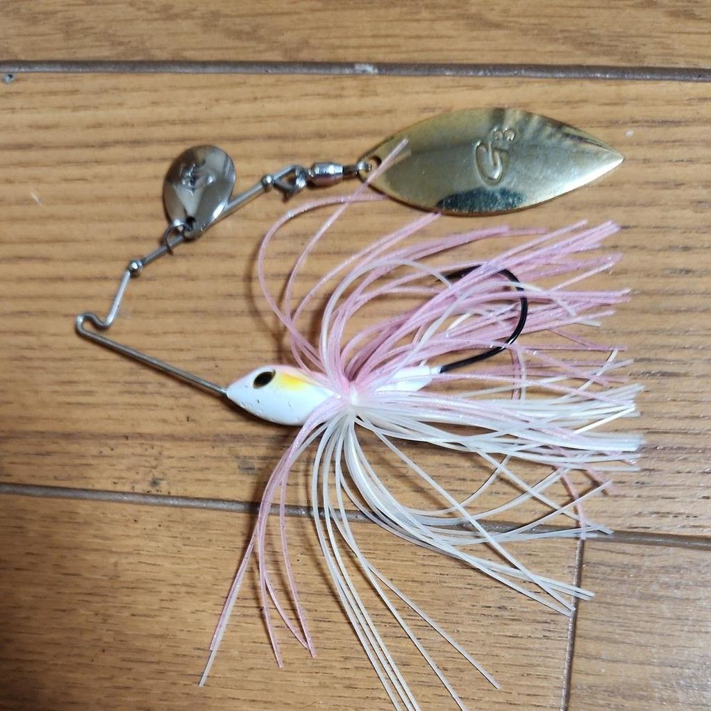 Gamakatsu Micro Spin 3/8 oz Spinnerbait Set of 2 + Trailer Hook 3pcs - Image 2