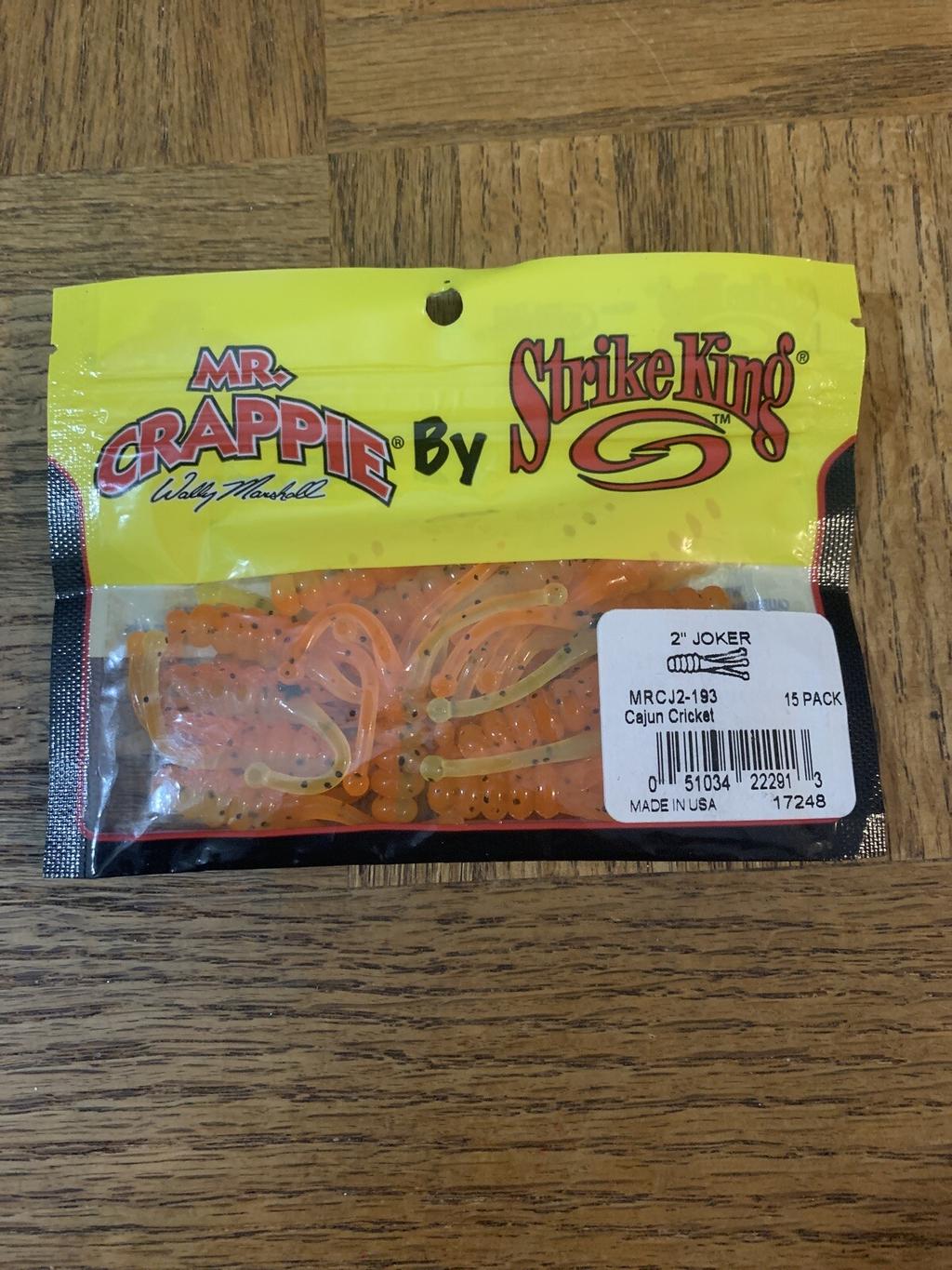 Mr. Crappie By Strike King MRCJ2-193 2” Joker Cajun Cricket 1ea 15pk-NEW-SHIP24H - Image 1