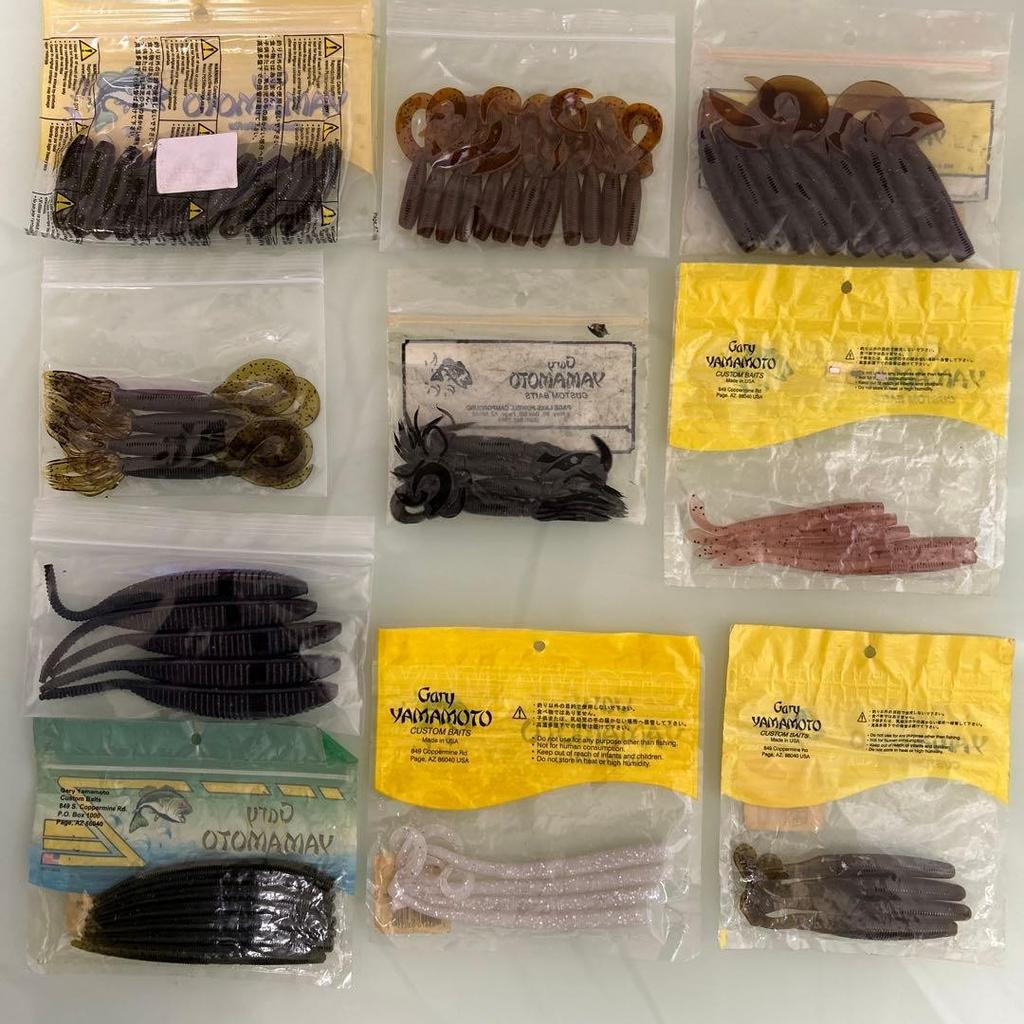 Imo Grub, Flappin' Grub Double Tail, Swim Senko, Gary Grub, Cut Tail - Image 11