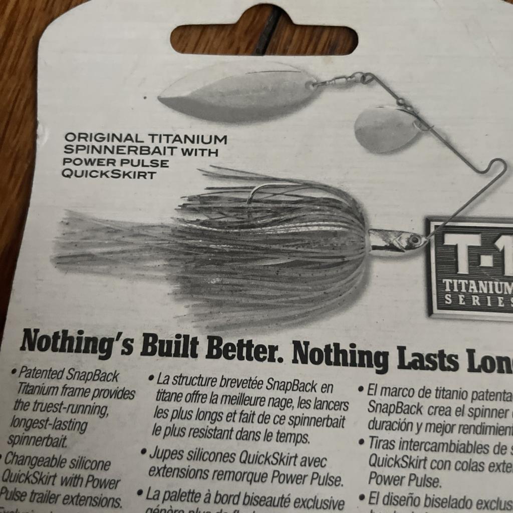 DISCONTINUED TERMINATOR T-1 TITANIUM 3/8 OZ SPINNERBAIT Emerald Shiner! New - Image 8