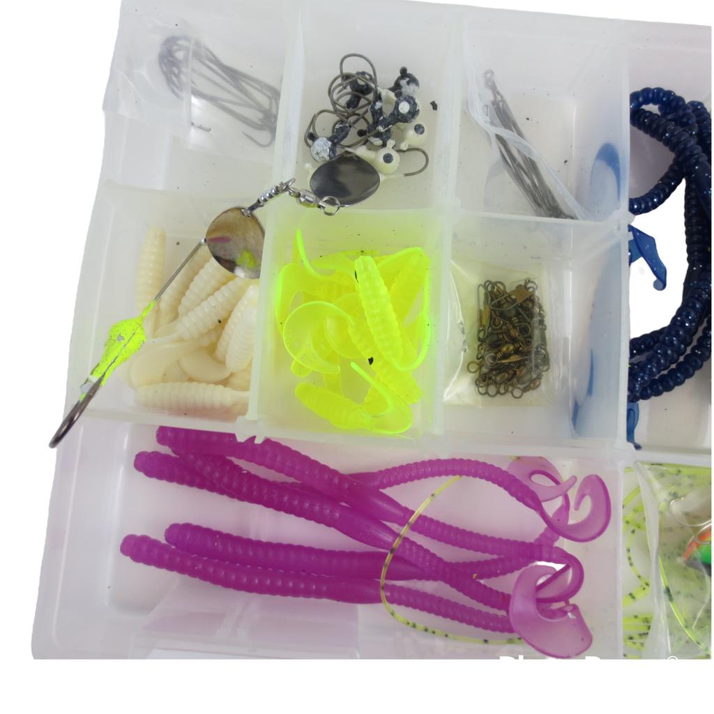 Fishing Accessories Lures Bait Hooks Tackle Box Set Kit - Image 5