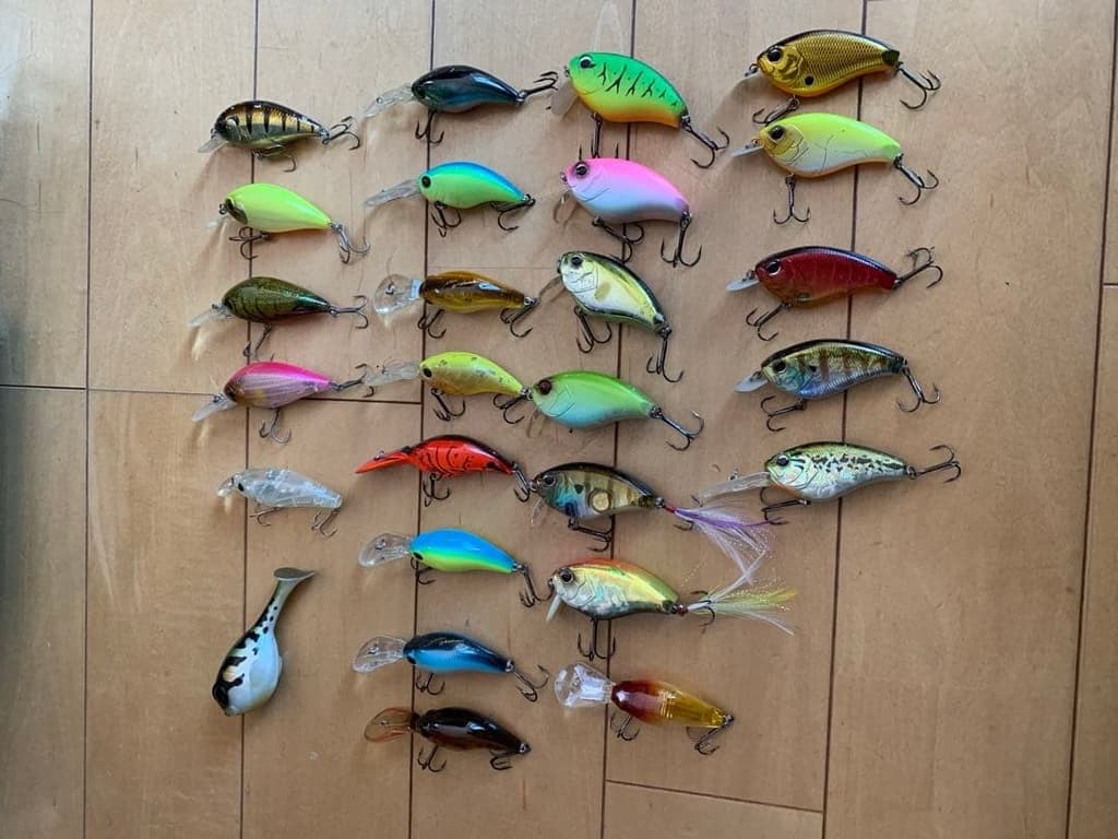 Black Bass Lure Set with Versus Box, Hard & Soft Baits, Spinners, Baits - Image 2