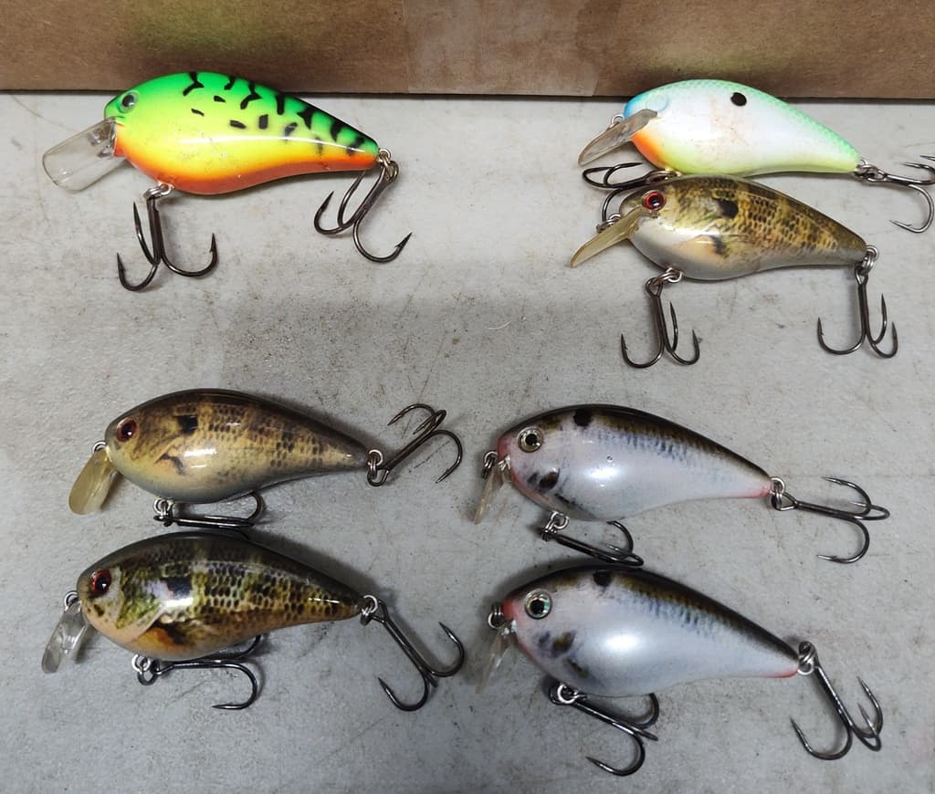 Strike King Silent Crank Baits - Three Different Models - Lot Of 7 - Image 1