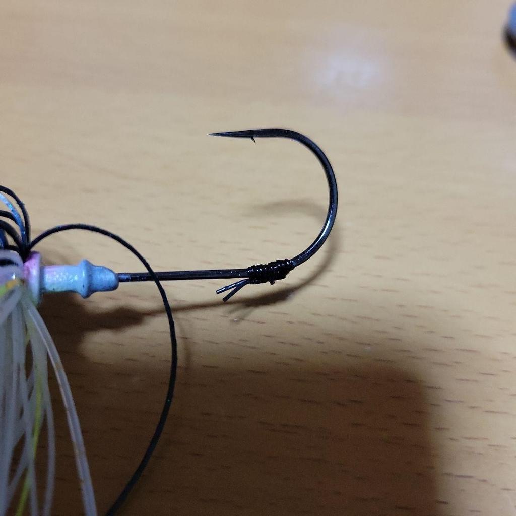 Handmade Chatterbait 1/2oz 2pcs AK Blade, Jackhammer Blade, Used - Image 5