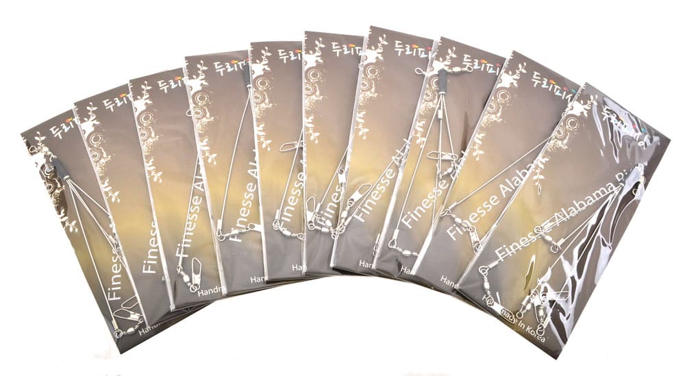 lot of 10ea Duri Fishing Finesse Umbrella (Alabama) Rig - Image 5