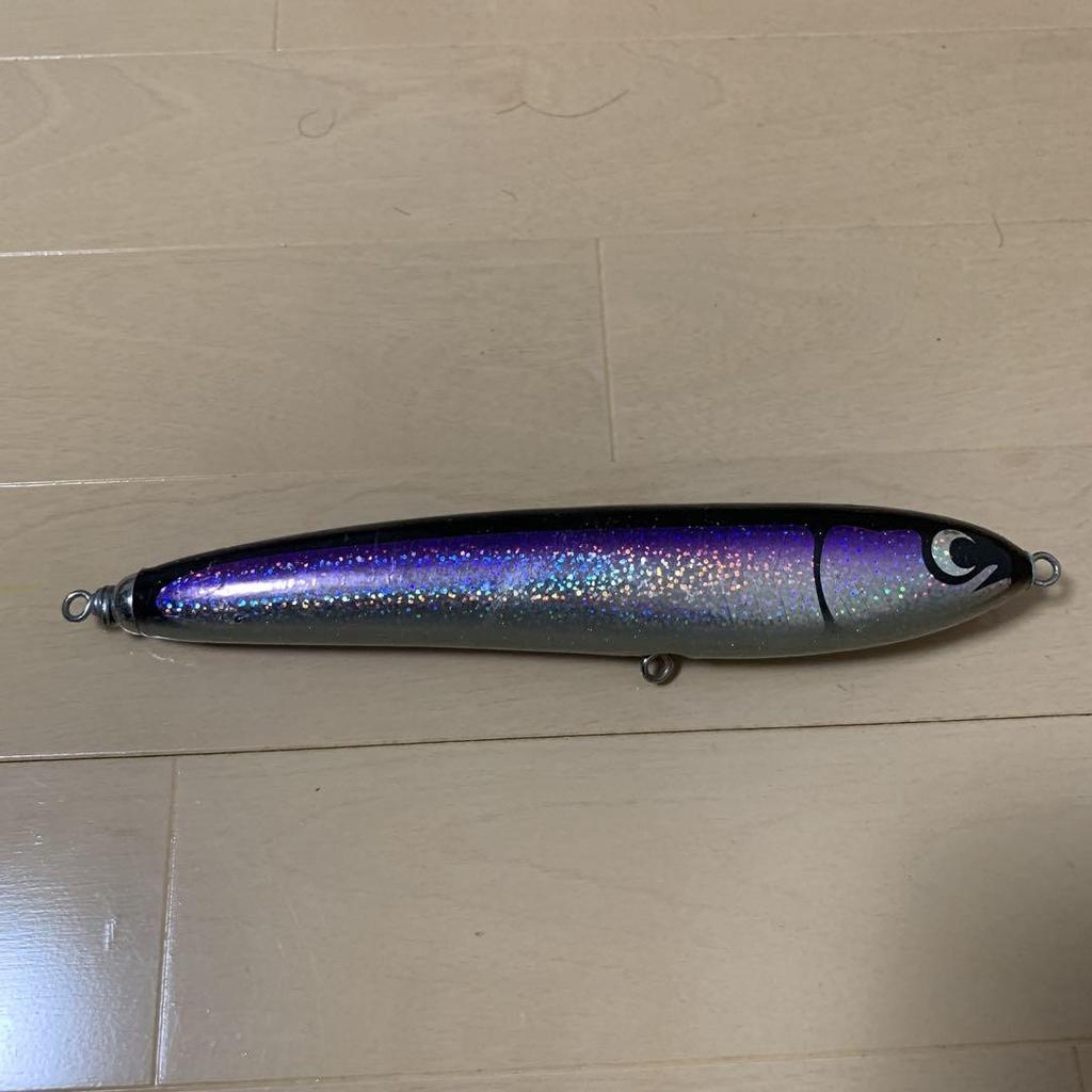 Carpenter Maihime 120 Fishing Lure Purple/Black Used Swimbait - Image 2