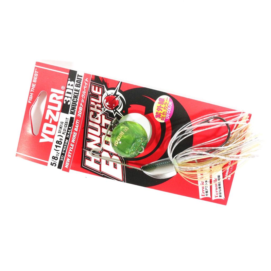 Yo Zuri Duel 3DB Knuckle Spinnerbait 5/8 oz Sinking Lure R1328-GZSH (2527) - Image 1