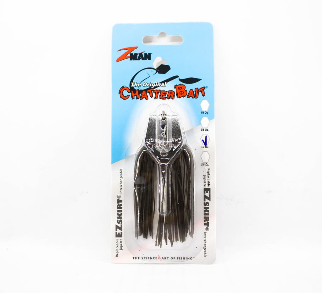 Zman Chatterbait 1/2 oz Sinking Lure Green Pumpkin (0201) - Image 1