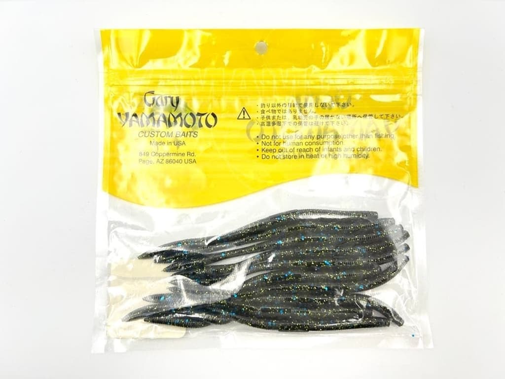 Gary Yamamoto Fall Shaker 5 Inch Soft Plastic Worm Bass Fishing Lure 3 Pack - Image 10