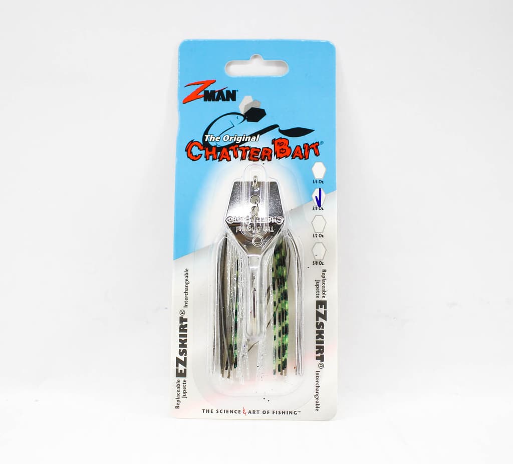 Zman Chatterbait 3/8 oz Sinking Lure Greenback Shad (4035) - Image 1