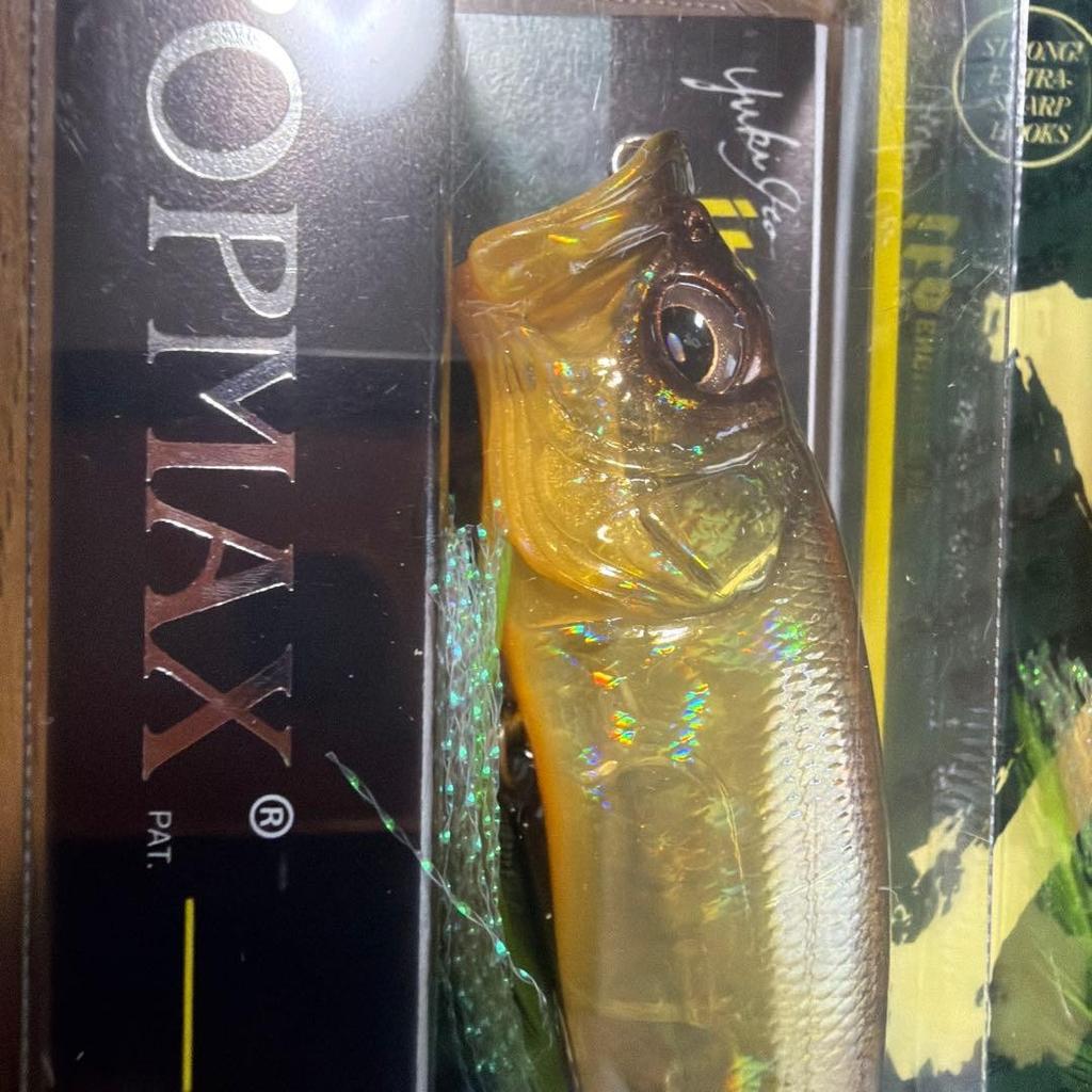 Megabass Topwater Lure Set POP MAX & POP X Gold 5cm Fishing Accessories - Image 2
