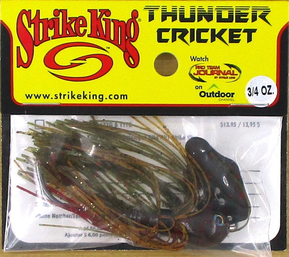 (12) Strike King 3/4 Oz Thunder Cricket Bladed Vibrating Jigs Assortment #1 New - Image 8