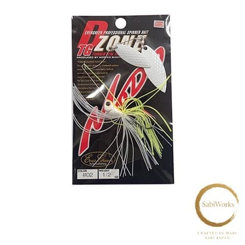 New Evergreen D-Zone TG Double Willow Leaf 1/2 oz White Chart #02 - Image 1