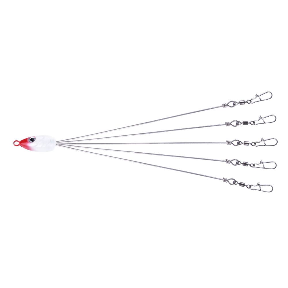 5PCS/Set Alabama Rigs 5 Arms Umbrella Rig Fishing Lure 18cm Fish Bait Kit Tackle - Image 8