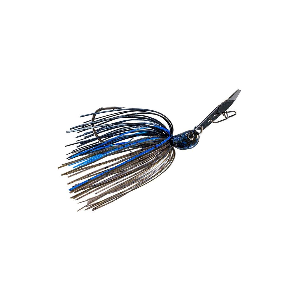 CBJH12-06 Chatterbait Jack Hammer 1/2 oz Black/Blue, Multi, One Size - Image 6