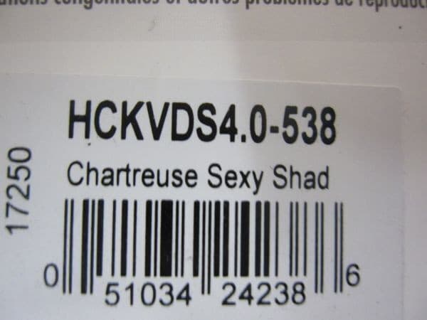 Strike King KVD4.0 538 Chartreuse Sexy Shad New Lures - Image 2