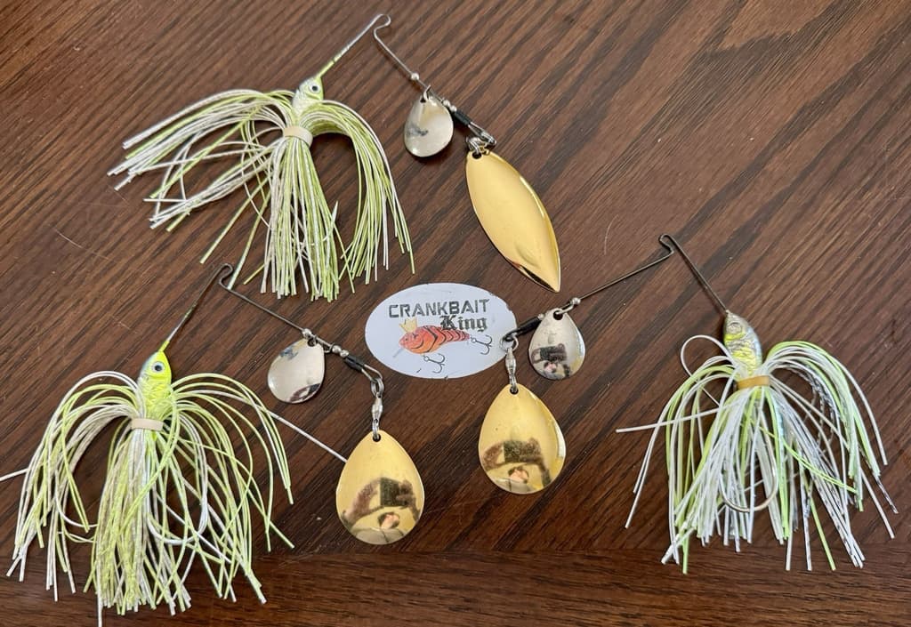 3 Titanium Wire Spinnerbaits Maybe Mann’s Stanley Terminator Strike King Horizon - Image 1