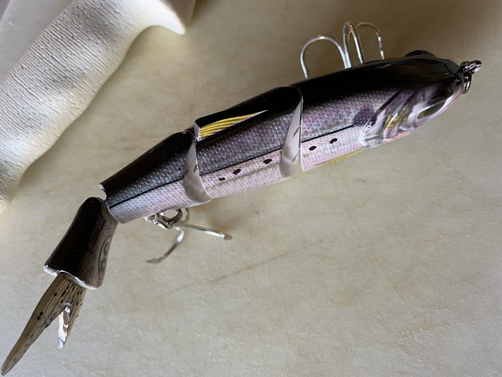 Pogie Lure SHAD Menhaden 2.30 oz. Orig. OC Swimbait White Bait 🔥BASS/Striper - Image 12