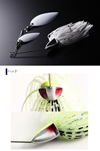 NEW Keitech T-Bone Spinnerbait Double Willow DW 3/8oz #511 Green Pumpkin Craw - Image 4