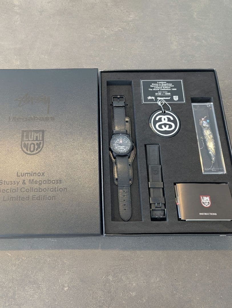 Ultra Rare Luminox Stussy Megabass Limited Edition Watch, 1000 pieces worldwide - Image 1