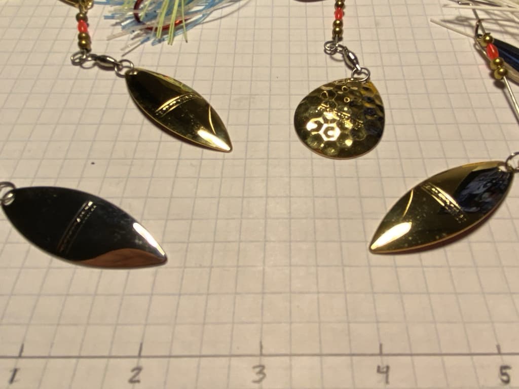 Set of 4 lures - BOOYAH Fishing Lure Spinnerbait Buzzbait VTG Bait Bass Pike - Image 9