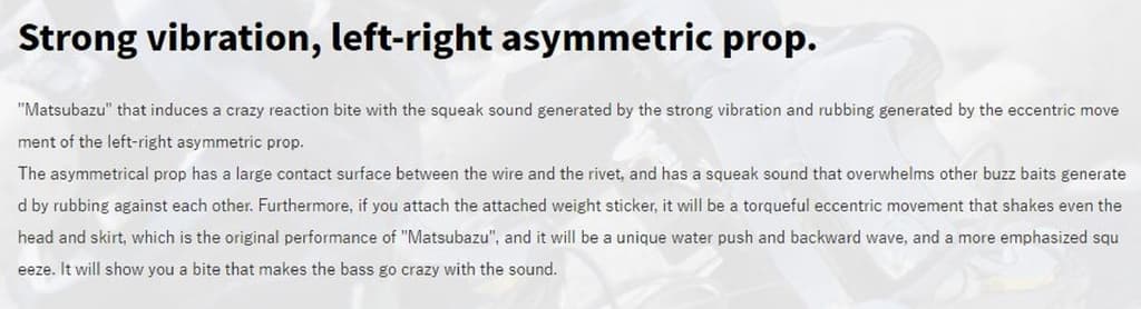 Deps Matsubuzz L Buzzbait 1/2 oz Lure 05 (3057) - Image 3